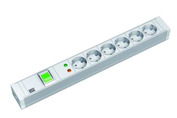 BM IT PDU power strip 6x sockets PVC „BM-333.605” (timbru verde 4 lei)