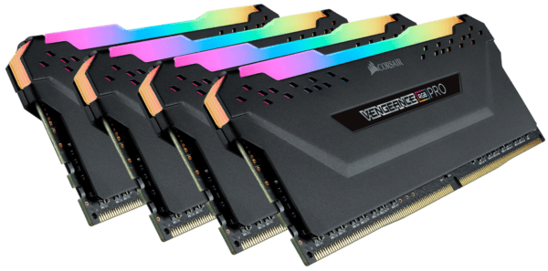 Memorie DDR Corsair DDR4 32 GB, frecventa 3600 MHz, 8 GB x 4 module, radiator, iluminare RGB, „CMW32GX4M4D3600C16”