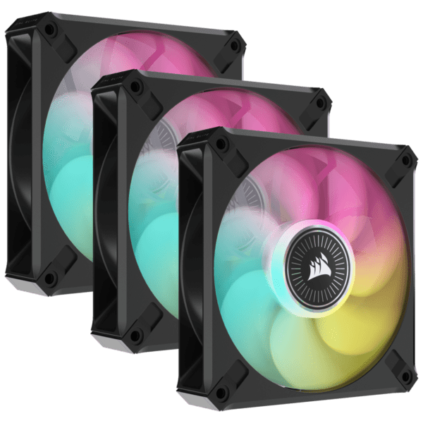 VENTILATOR Corsair, pt carcasa PC, 120 mm, 2000 rpm, LED RGB, 1 ventilator, „CO-9050113-WW”