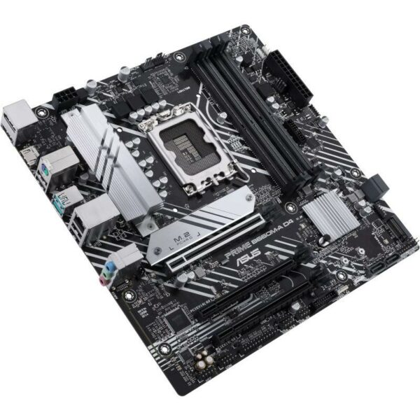 PLACA de BAZA Asus „PRIME B660M-A D4”, skt LGA 1700, mATX, Intel B660, 4 x DDR4, max. 128 GB, 4 x SATA, 2 x M.2, 7.1, „PRIME B660M-A D4”