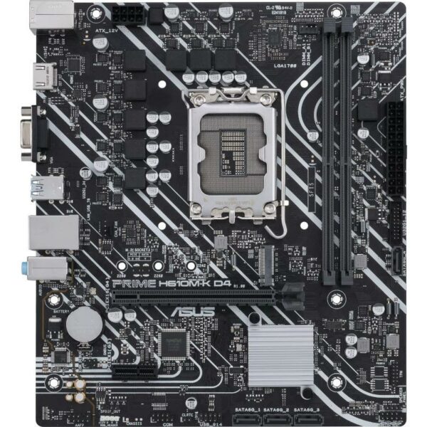 PLACA de BAZA Asus „PRIME H610M-K D4”, skt LGA 1700, mATX, Intel H610, 2 x DDR4, max. 64 GB, 4 x SATA, 1 x M.2, 7.1, „PRIME H610M-K D4”