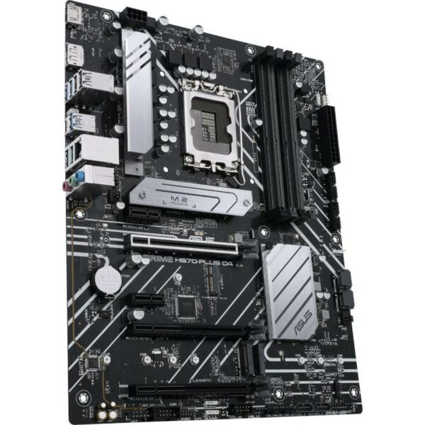 PLACA de BAZA Asus „PRIME H670-PLUS D4”, skt LGA 1700, ATX, Intel H670, 4 x DDR4, max. 128 GB, 4 x SATA, 3 x M.2, 7.1, „PRIME H670-PLUS D4”