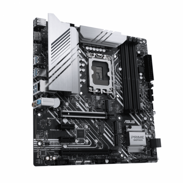 PLACA de BAZA Asus „PRIME Z690M+ D4”, skt LGA 1700, mATX, Intel Z690, 4 x DDR4, max. 128 GB, 4 x SATA, 3 x M.2, 5.1, „PRIME Z690M+ D4”