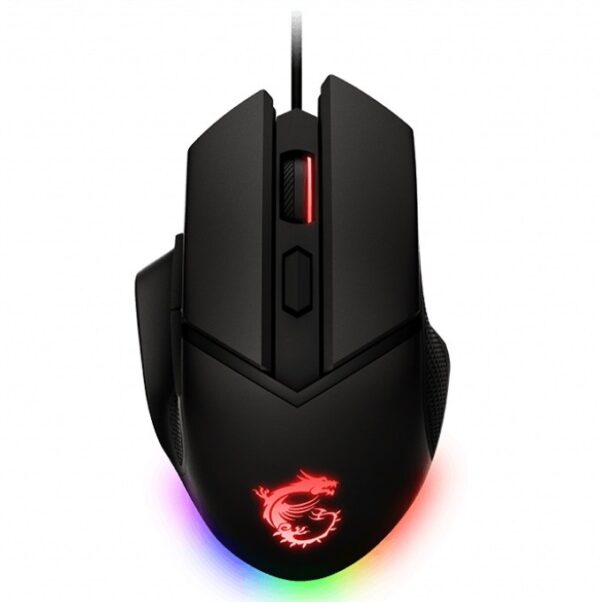 MSI Clutch GM20 ELITE Right handed Optical GAMING Mouse Max DPI 6400 Adjustable Weight system RGB lighting with the ability, „CLUTCH GM20 ELITE” (timbru verde 0.18 lei)