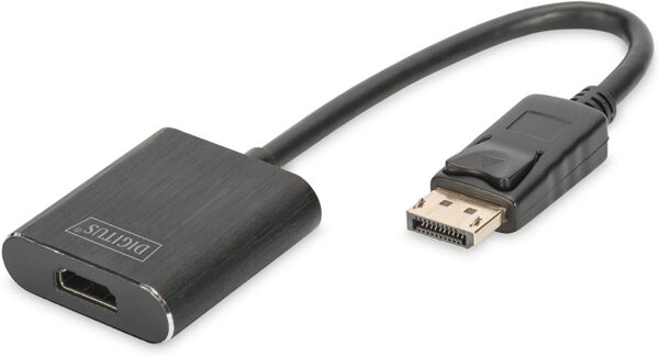 DIGITUS DisplayPort 1.4 to HDMI 2.0 Converter 4K2K/60Hz HDCP 1.4/2.2 HDR10 black „DA-70472” (timbru verde 0.18 lei)
