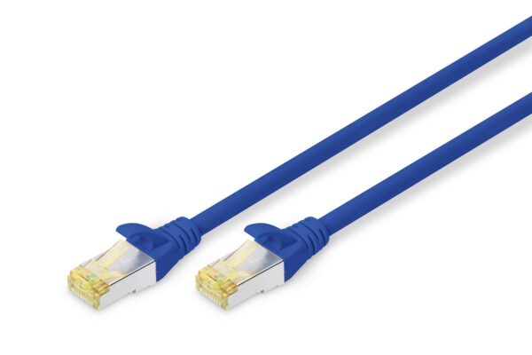 DIGITUS CAT 6A S-FTP patch cable Cu LSZH AWG 26/7 length 5 m color blue „DK-1644-A-050/B” (timbru verde 0.18 lei)