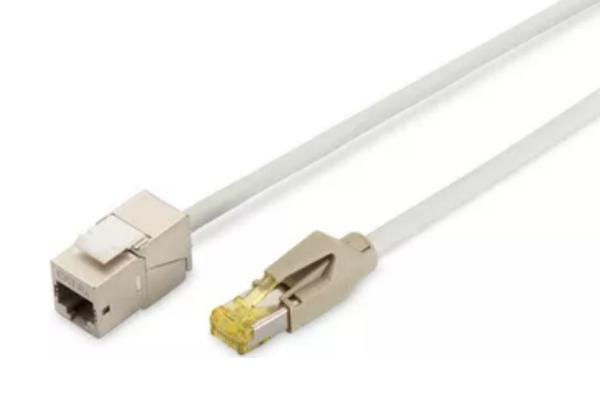 DIGITUS Consolidation-Point Kabel DRAKA UC900 HRS TM31 CAT 6A Keystone Modul 2 m grau „DK-1741-CP-020” (timbru verde 0.08 lei)