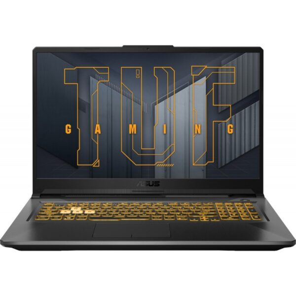NOTEBOOK Asus – gaming, „TUF Gaming F17” 17.3 inch, i5-11400H, 8 GB DDR4, SSD 512 GB, nVidia GeForce RTX 3050 Ti, Free DOS, „FX706HEB-HX098” (timbru verde 4 lei)