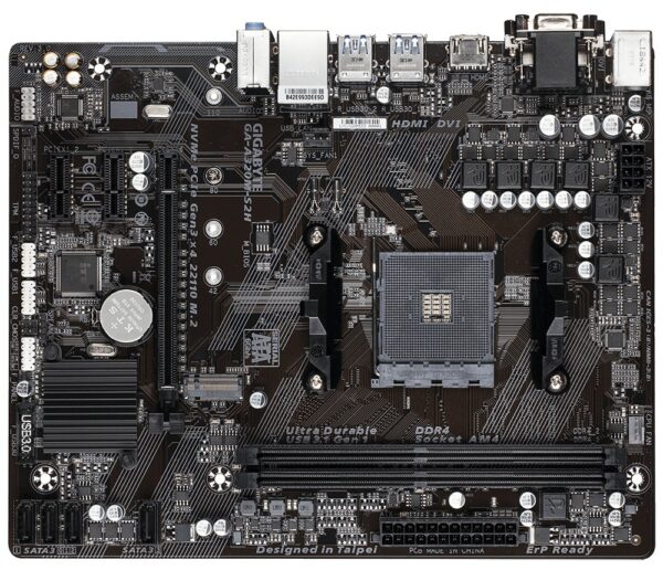 PLACA de BAZA Gigabyte „GA-A320M-S2H 3.1”, skt AM4, mATX, AMD A320, 2 x DDR4, max. 64 GB, 4 x SATA, 1 x M.2, 7.1, „GA-A320M-S2H 3.1”