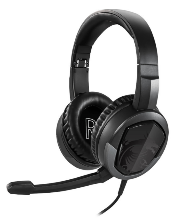 MSI Immerse GH30 V2 Stereo Over-ear GAMING Headset with In-line controller Headset has a lightweight foldable design, „IMMERSE GH30 V2” (timbru verde 0.8 lei)