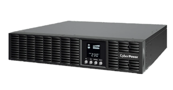 UPS CYBER POWER Online dubla conversie cu Sinusoida Pura, rack 2U, 1000VA/900W Rack/Tower 2U, 6x IEC C13 1x IEC C19, „OLS1000ERT2U” (timbru verde 11 lei)