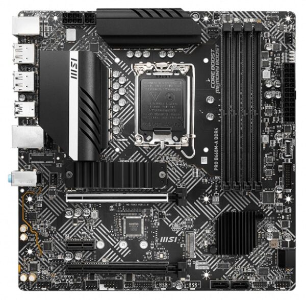 PLACA de BAZA MSI „PRO B660M-A DDR4”, skt LGA 1700, mATX, Intel B660, 4 x DDR4, max. 128 GB, 4 x SATA, 2 x M.2, 7.1, „PRO B660M-A DDR4”
