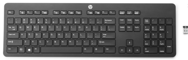 HP Wireless Link-5 Keyboard Europe – English localization, „T6U20AA#ABB” (timbru verde 0.8 lei)