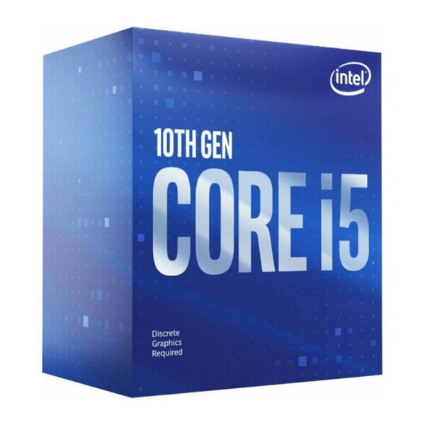 CPU INTEL i5-10400F, skt LGA 1200, Core i5, frecventa 2.9 GHz, turbo 4.3 GHz, 6 nuclee, putere 65 W, „BX8070110400F”