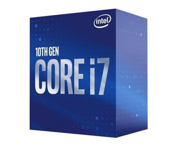 CPU INTEL i7-10700F, skt LGA 1200, Core i7, frecventa 2.9 GHz, turbo 4.8 GHz, 8 nuclee, putere 65 W, „BX8070110700F S RH70”