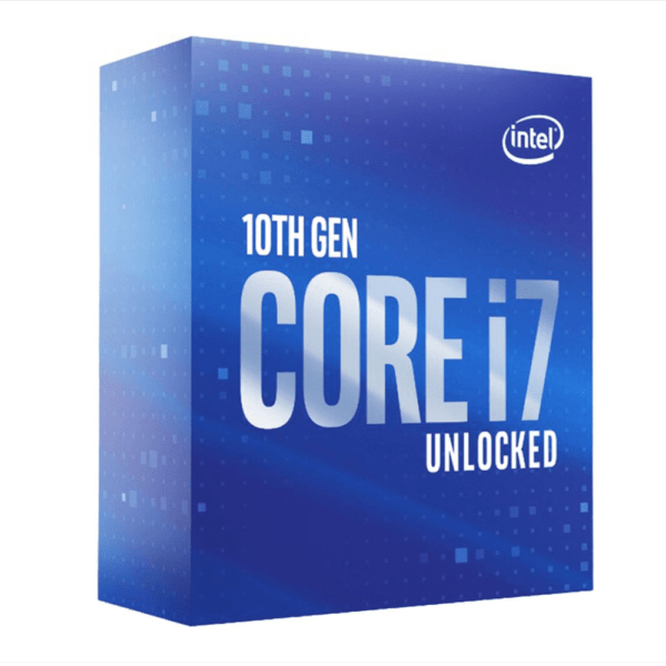 CPU INTEL i7-10700KF, skt LGA 1200, Core i7, frecventa 3.8 GHz, turbo 5.1 GHz, 8 nuclee, putere 95 W, „BX8070110700KF”