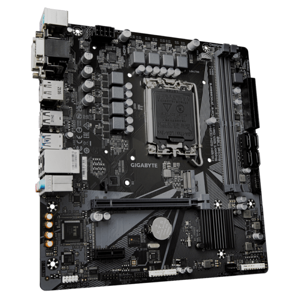 PLACA de BAZA Gigabyte „H610M S2H DDR4”, skt LGA 1700, mATX, Intel H610, 2 x DDR4, max. 64 GB, 4 x SATA, 1 x M.2, 7.1, „H610M S2H DDR4”