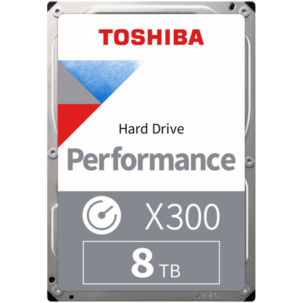 HDD TOSHIBA 8TB, X300, 7.200 rpm, buffer 256 MB, pt desktop PC, „HDWR480UZSVA”