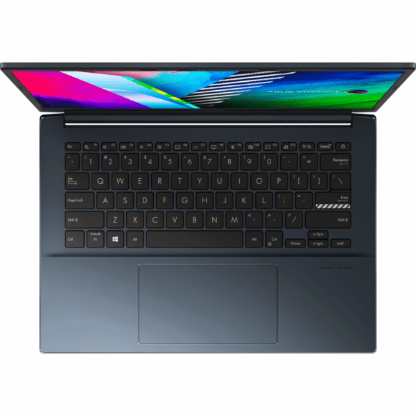 NOTEBOOK Asus, „VivoBook Pro 14” 14.0 inch, i5-11300H, 8 GB DDR4, SSD 512 GB, nVidia GeForce GTX 1650, Windows 10 Home, „K3400PH-KM009T” (timbru verde 4 lei)