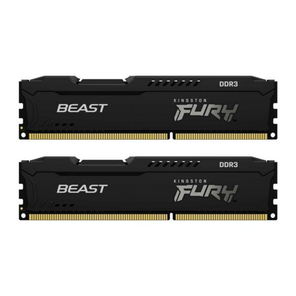 Memorie DDR Kingston DDR3 8 GB, frecventa 1600 MHz, 4 GB x 2 module, radiator, „KF316C10BBK2/8”