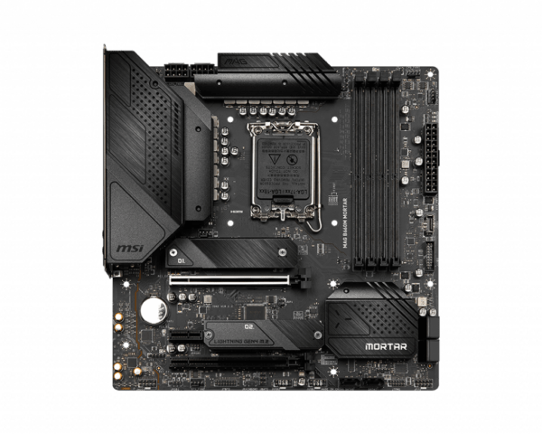 PLACA de BAZA MSI „MAG B660M MORTAR”, skt LGA 1700, mATX, Intel B660, 4 x DDR4, max. 128 GB, 4 x SATA, 2 x M.2, 7.1, „MAG B660M MORTAR”