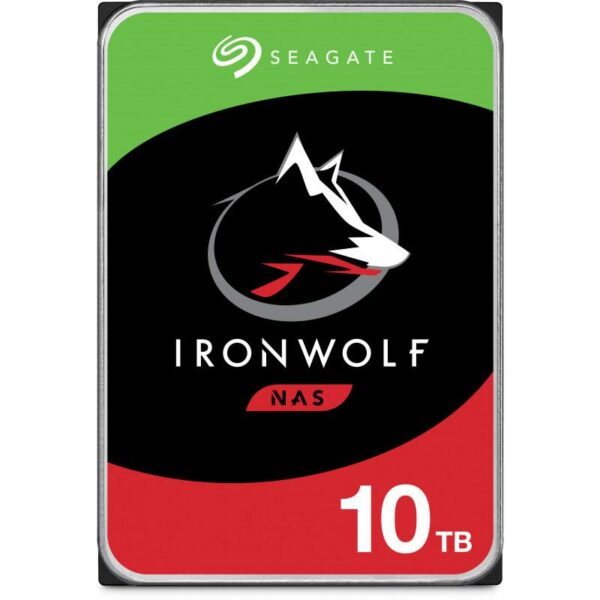 HDD SEAGATE 10TB, IronWolf, 7.200 rpm, buffer 256 MB, pt NAS, „ST10000VN000”