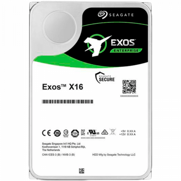 HDD SEAGATE 14TB, Exos X16, 7.200 rpm, buffer 256 MB, pt server, „ST14000NM003G” (timbru verde 0.8 lei)