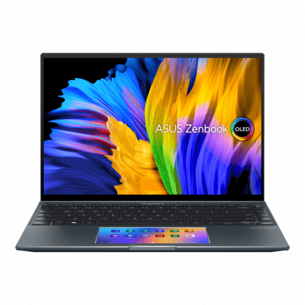 NOTEBOOK Asus, „ZenBook 14 OLED” 14.0 inch, i7-1165G7, 16 GB DDR4, SSD 1 TB, Intel Iris Xe Graphics, Windows 11 Pro, „UX5400EA-KN122X” (timbru verde 4 lei)