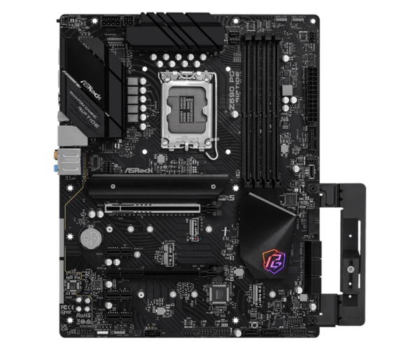 PLACA de BAZA Asrock „Z690 PG RIPTIDE”, skt LGA 1700, ATX, Intel Z690, 4 x DDR4, max. 128 GB, 8 x SATA, 3 x M.2, 7.1, „Z690 PG RIPTIDE”