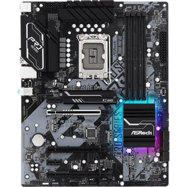 PLACA de BAZA Asrock „Z690 PRO RS”, skt LGA 1700, ATX, Intel Z690, 4 x DDR4, max. 128 GB, 8 x SATA, 3 x M.2, 7.1, „Z690 PRO RS”