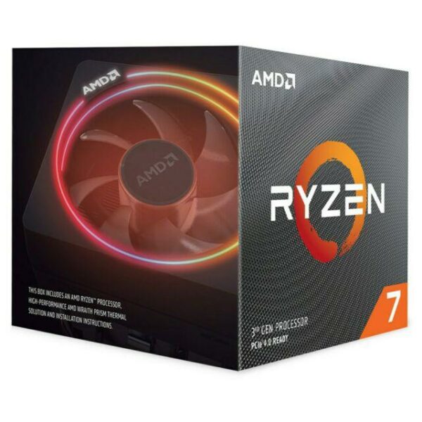 CPU AMD RYZEN 7 3800X, skt AM4, AMD Ryzen 7, frecventa 3.9 GHz, turbo 4.5 GHz, 8 nuclee, putere 105 W, „100100000025BOX”