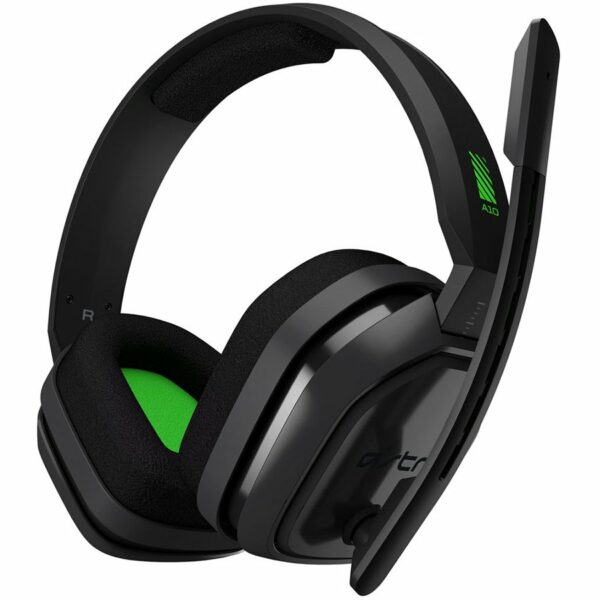 LOGITECH ASTRO A10 Headset for Xbox One – GREY/GREEN – 3.5 MM – WW, „939-001532” (timbru verde 0.8 lei)