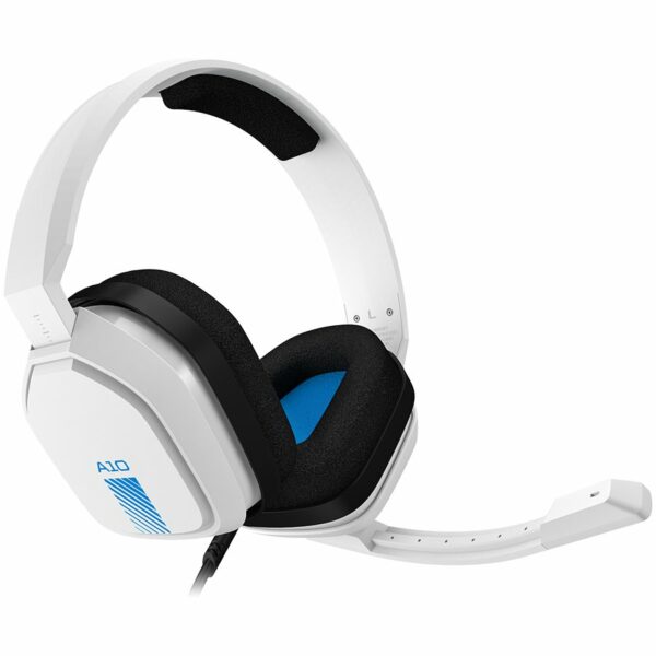 LOGITECH ASTRO A10 Wired Gaming Headset – PS – WHITE – 3.5 MM, „939-001847” (timbru verde 0.8 lei)