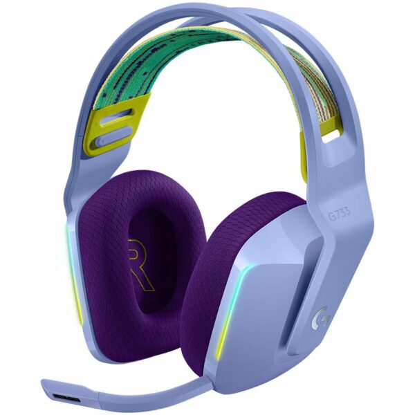 LOGITECH G733 LightSpeed Headset – LILAC – EMEA „981-000890” (timbru verde 0.8 lei)