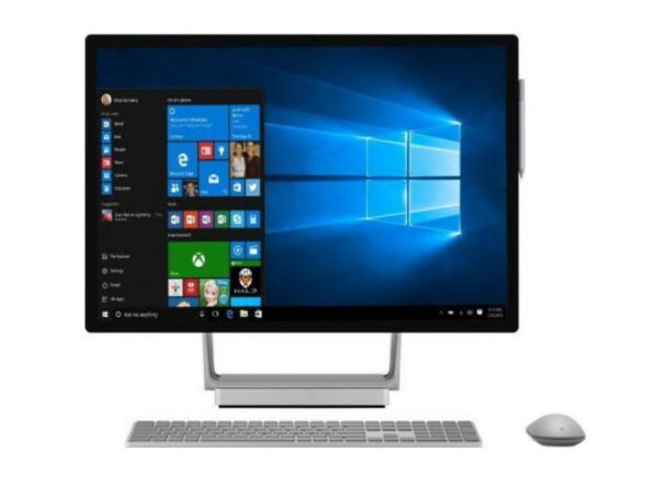 DESKTOP MICROSOFT, „Surface Studio 2” All-in-one, 28 inch, CPU i7-7820HQ, nVidia GeForce GTX 1070, memorie 32 GB, SSD 2 TB, tastatura si mouse, Windows 10 Pro, „LAM-00018” (timbru verde 10 lei)