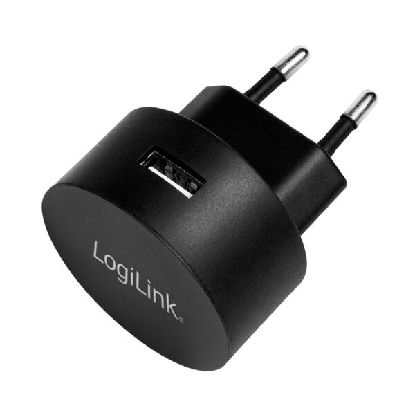 ALIMENTATOR retea 220V LOGILINK, universal, 1 x USB-A, maxim 2.1A, 10.5W, suport OCP/OVP/OHP/SCP, negru, „PA0217” (timbru verde 0.18 lei)