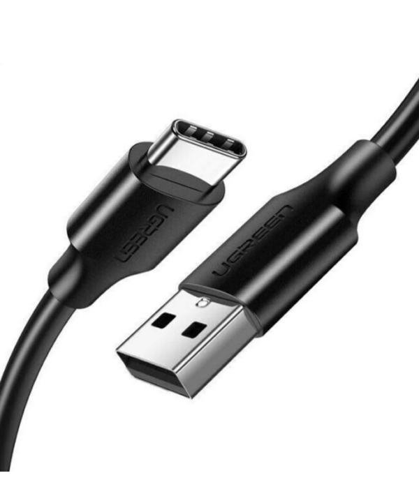 CABLU alimentare si date Ugreen, „US287”, Fast Charging Data Cable pt. smartphone, USB la USB Type-C 3A, nickel plating, PVC, 3m, negru „60826” (timbru verde 0.08 lei) – 6957303868261