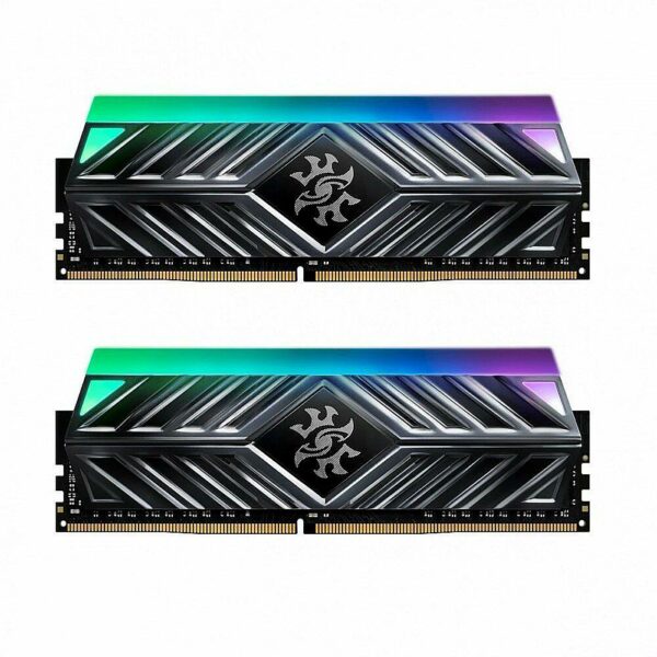 Memorie DDR Adata – gaming XPG Spectrix D41 DDR4 16 GB, frecventa 3600 MHz, 8 GB x 2 module, radiator, iluminare RGB, „AX4U36008G18I-DT41”