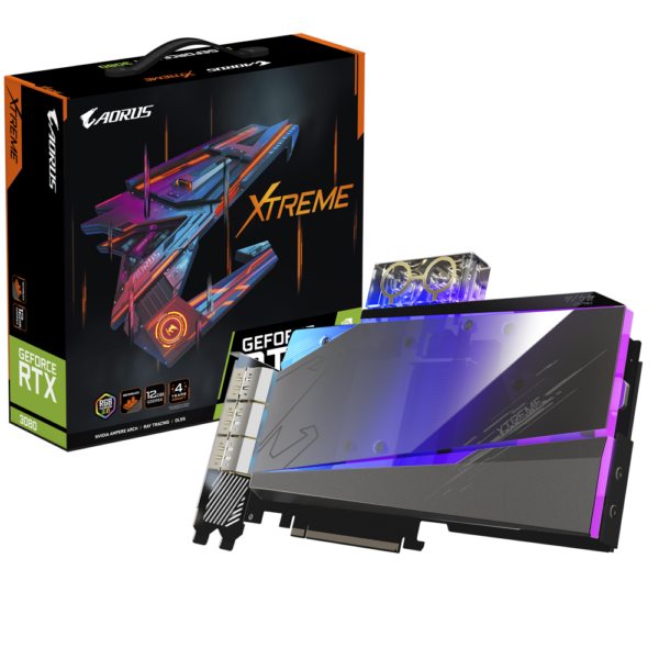 PLACA VIDEO GIGABYTE „GeForce RTX 3080 XTRM”, 12 GB GDDR6X 384 biti, PCI Express 4.0 x 16, HDMI x 3 DisplayPort x 3, sistem racire aer, „N3080AORUSX WB-12G”