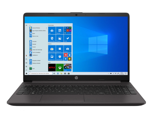 NOTEBOOK HP, „255 G8” 15.6 inch, Ryzen 3 3250U, 8 GB DDR4, SSD 256 GB, AMD Radeon Graphics, Free DOS, „27K51EA#ABB” (timbru verde 4 lei)