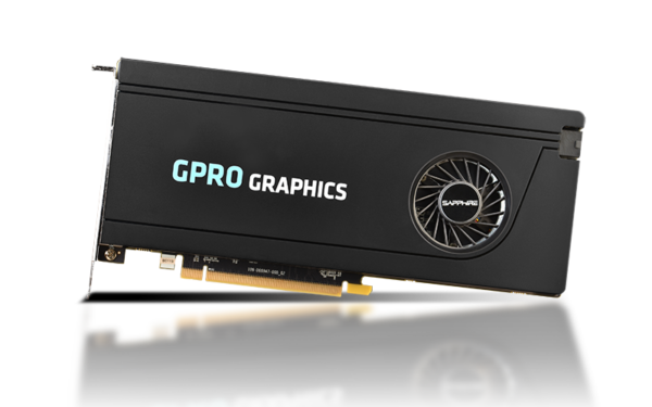 PLACA VIDEO SAPPHIRE „GPRO 8200 8G”, 8 GB GDDR5 256 biti, PCI Express 3.0 x 16, DisplayPort x 4, sistem racire aer, „32316-01-10G” (timbru verde 0.8 lei)