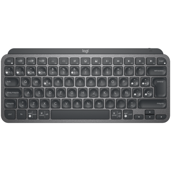 LOGITECH MX Keys Mini Minimalist Wireless Illuminated Keyboard – GRAPHITE – US INTL – 2.4GHZ/BT – INTNL, „920-010498” (timbru verde 0.8 lei)
