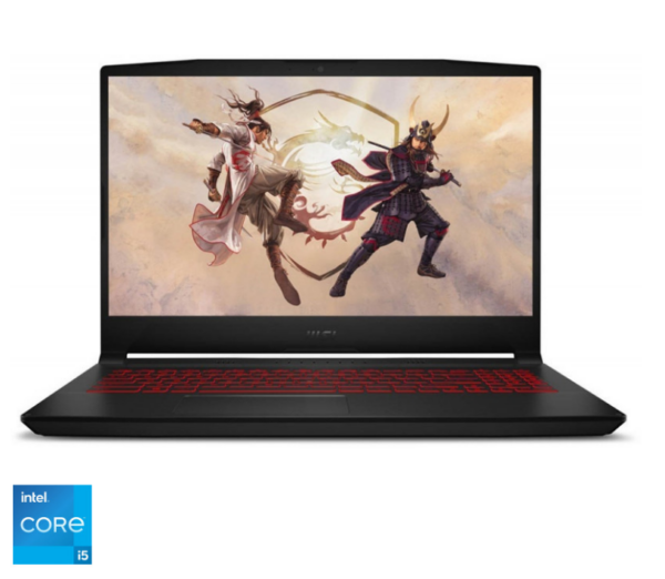 NOTEBOOK MSI – gaming, „Katana GF66” 15.6 inch, i7-12700H, 16 GB DDR4, SSD 512 GB, nVidia GeForce RTX 3070 Ti, Free DOS, „9S7-158332-238” (timbru verde 4 lei)