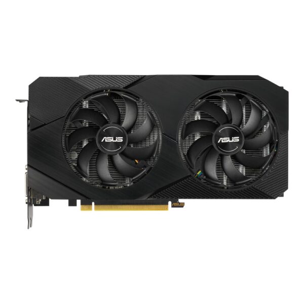 PLACA VIDEO ASUS „GeForce RTX 2060 EVO”, 6 GB GDDR6 192 biti, PCI Express 3.0 x 16, HDMI x 2 DisplayPort DVI-D, sistem racire aer, „DUAL-RTX2060-6G-EVO”