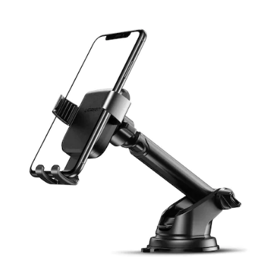 SUPORT AUTO Ugreen pt. SmartPhone, „LP200” fixare parbriz sau bord prin ventuza, negru „60990” – 6957303869909