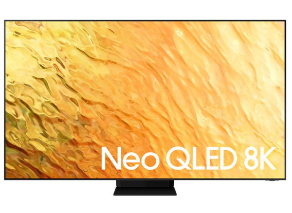 QLED TV Samsung, 214 cm/ 85 inch, Smart TV | Internet TV, ecran plat, rezolutie 8K UHD 7680 x 4320, boxe nespecificat, „QE85QN800B” (timbru verde 15 lei)