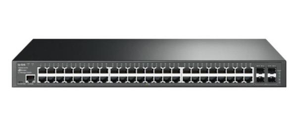 SWITCH TP-LINK L2 Managed 52-Port Gigabit L2+ Managed Switch with 48-Port PoE+, carcasa metalica, rackabil „TL-SG3452P” (timbru verde 2 lei)