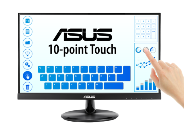 ASUS VT229H. Monitor Asus VT229H 21.5 inch Touch Full HD IPS D-sub/HDMI/USB Boxe Negru, „VT229H.” (timbru verde 7 lei)