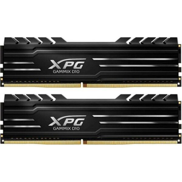 Memorie DDR Adata – gaming XPG GAMMIX D10 DDR4 16 GB, frecventa 3600 MHz, 8 GB x 2 module, radiator, „AX4U360016G18I-DB1”