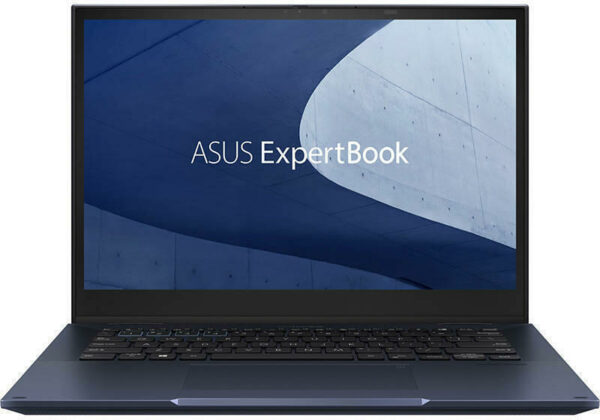 NOTEBOOK Asus, „ExpertBook B7 Flip” 14.0 inch, i7-1195G7, 16 GB DDR4, SSD 1 TB, Intel Iris Xe Graphics, Windows 11 Pro, „B7402FEA-L90626X” (timbru verde 4 lei)